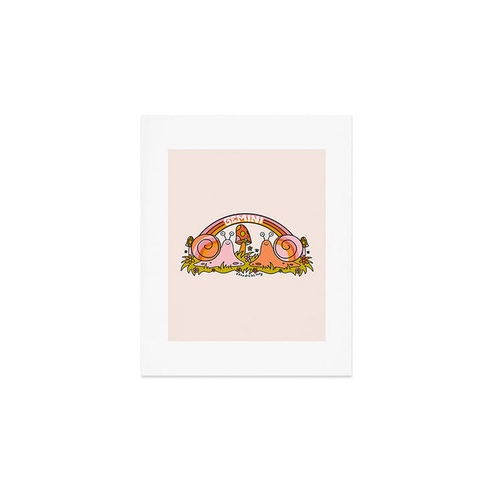 Gemini Snail Art Print Gallery Image 1