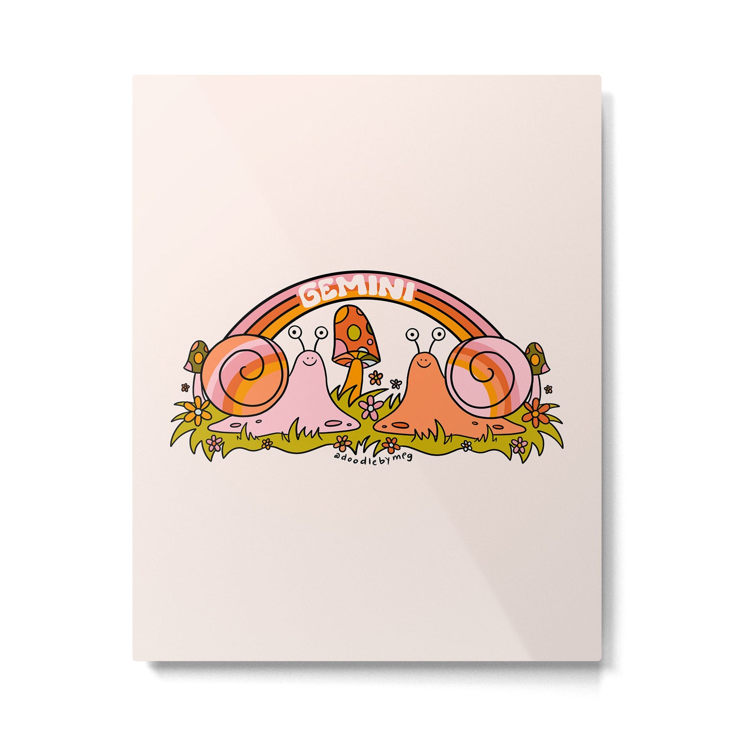 Gemini Snail Metal Print Gallery Image 6