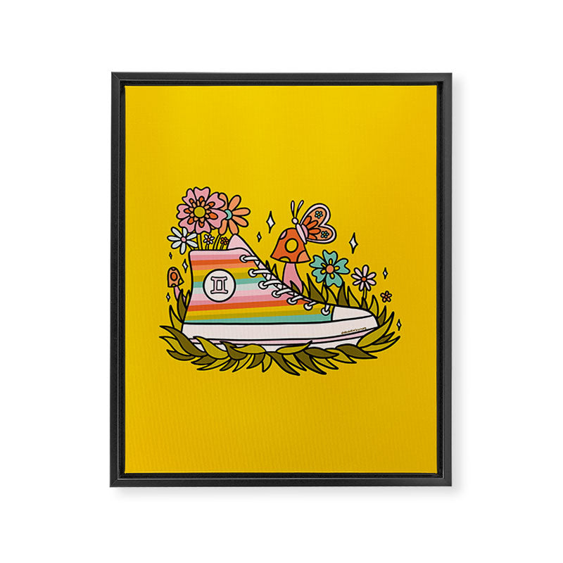 Gemini Sneaker Framed Canvas Print Gallery Image 8