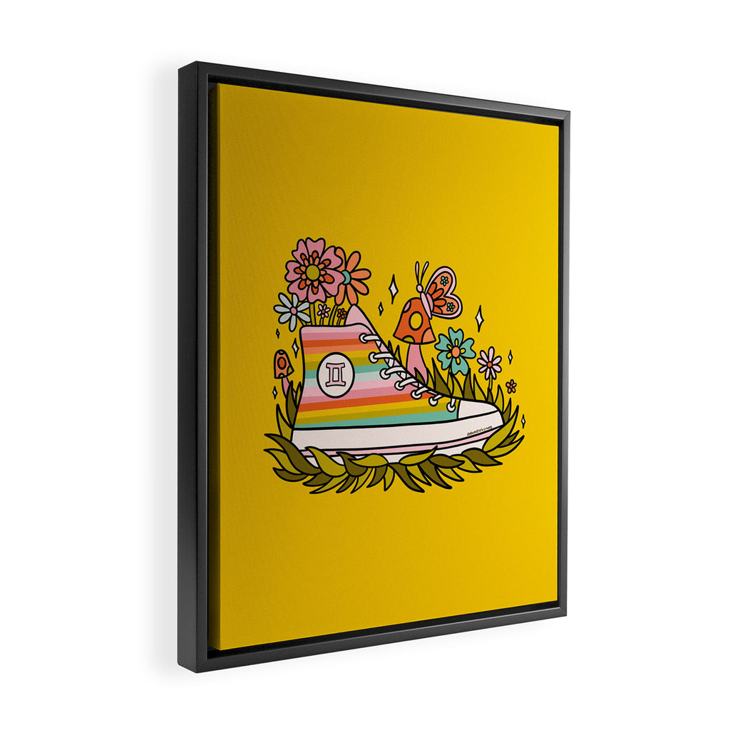 Gemini Sneaker Framed Canvas Print Gallery Image 2