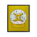 Gemini Snow Globe Framed Canvas Print Gallery Image 8