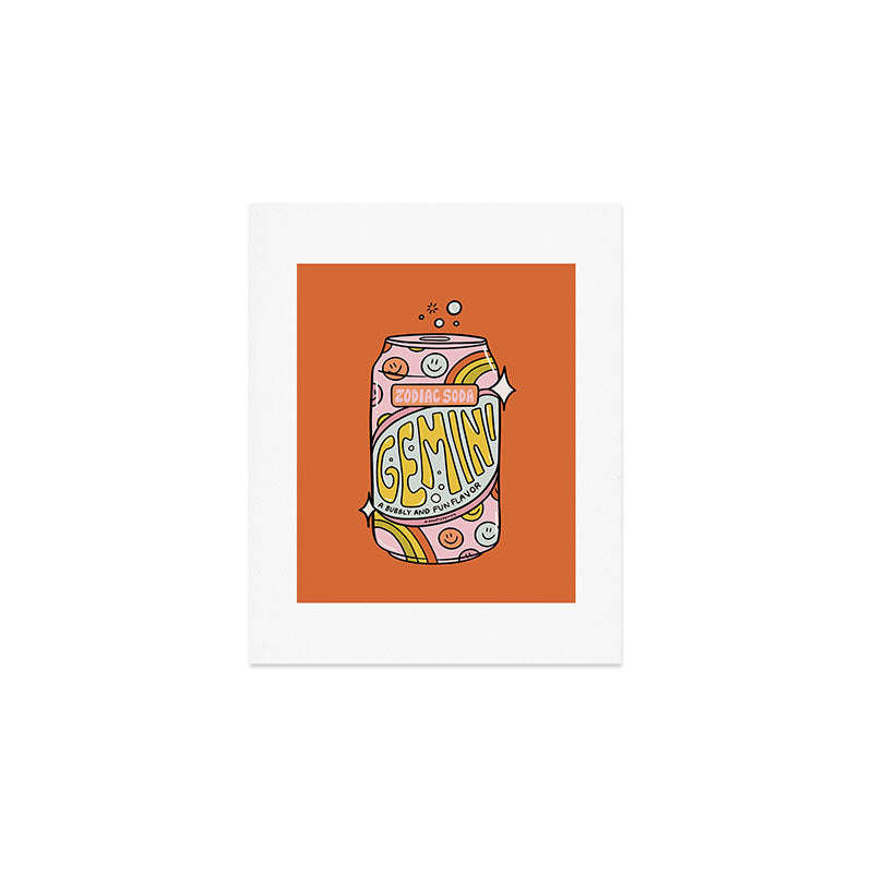 Gemini Soda Art Print Gallery Image 1
