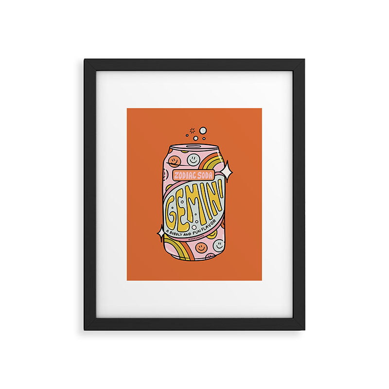 Gemini Soda Framed Art Print Gallery Image 5