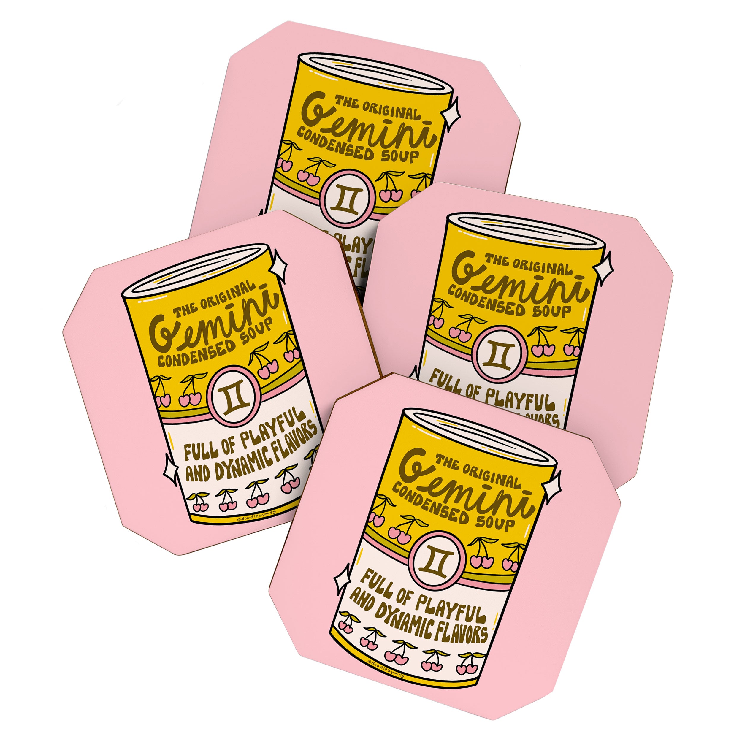 Gemini Soup Coaster Gallery Image 1