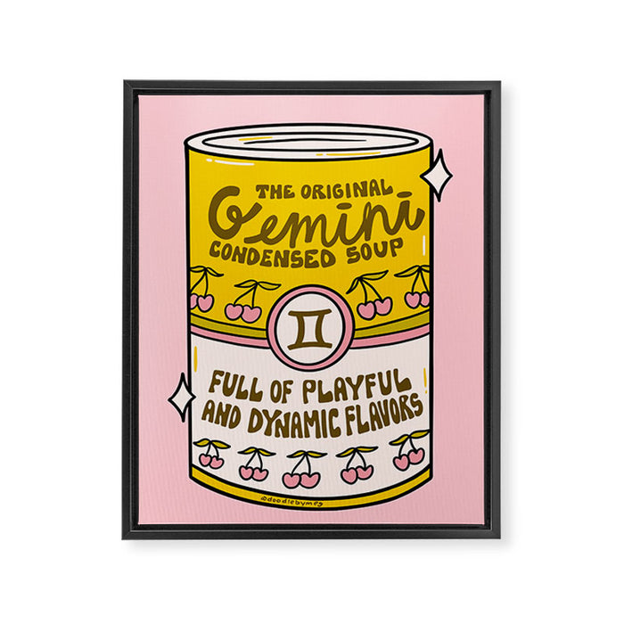Gemini Soup Framed Canvas Print Gallery Image 1