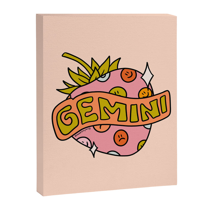 Gemini Strawberry Canvas Print Gallery Image 1