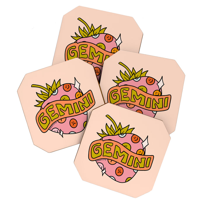 Gemini Strawberry Coaster Gallery Image 1