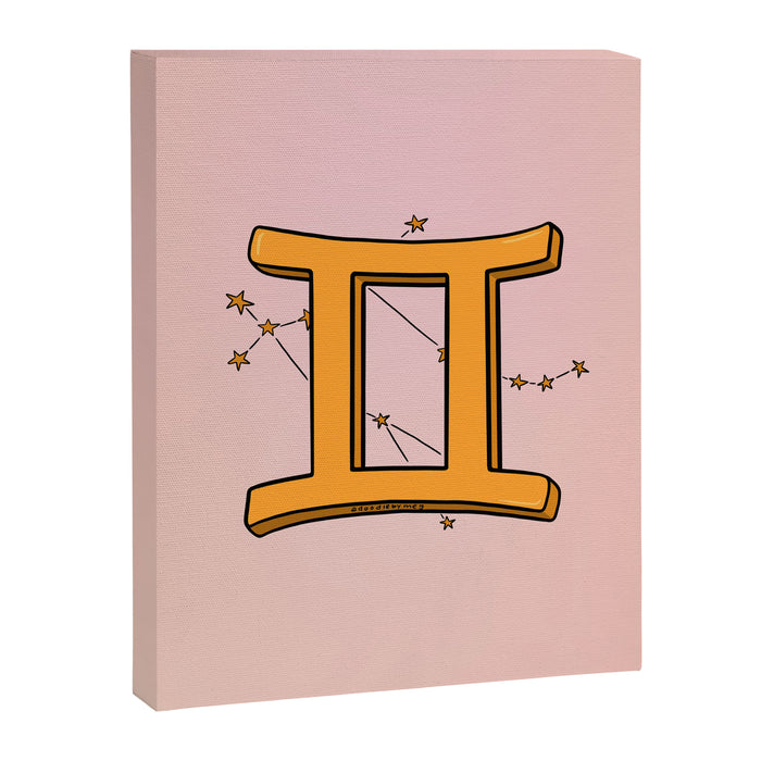 Gemini Symbol Canvas Print Gallery Image 1