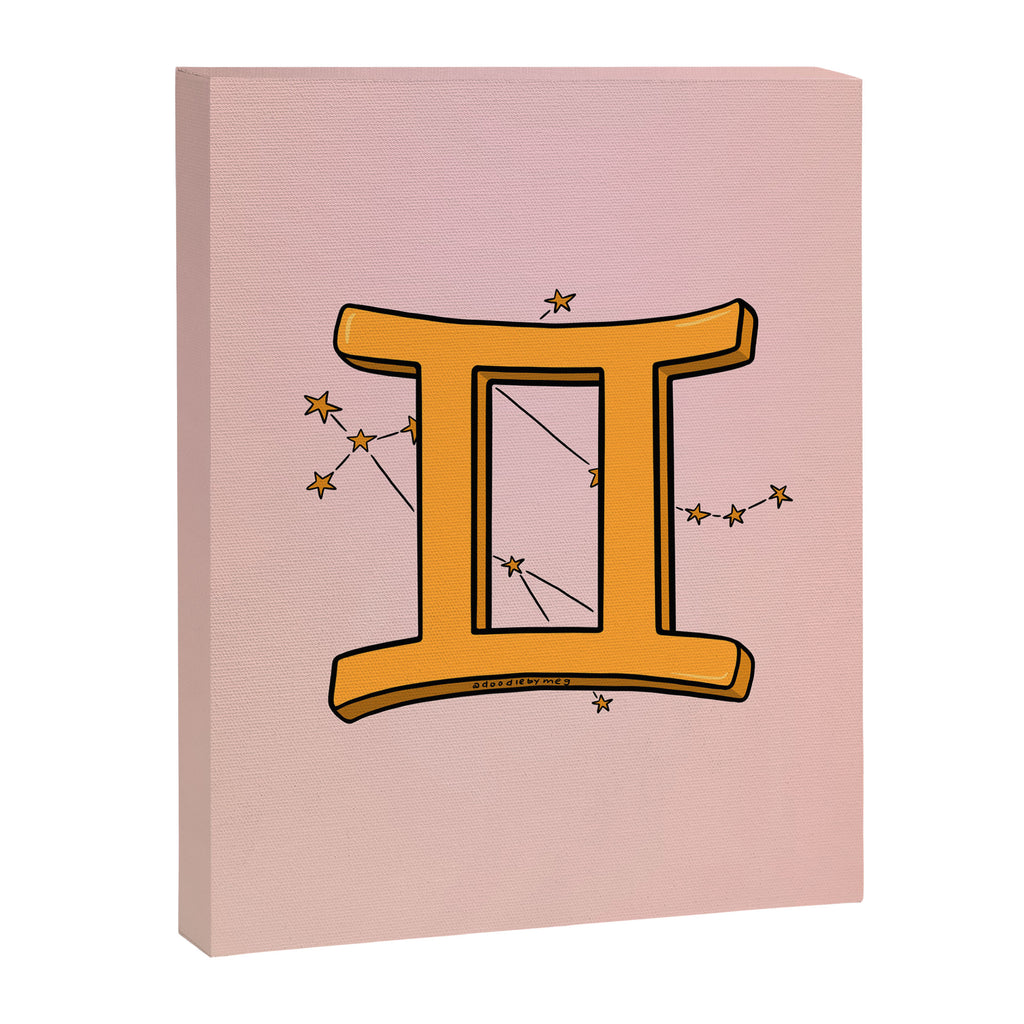 Gemini Symbol Canvas Print Gallery Image 8