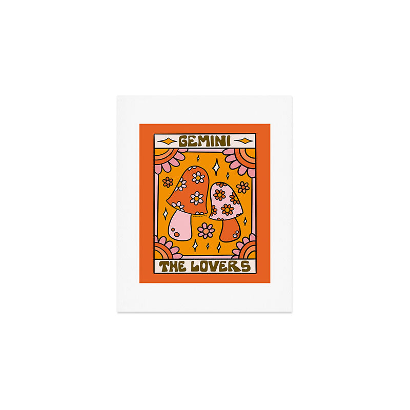 Gemini Tarot Card Art Print Gallery Image 1