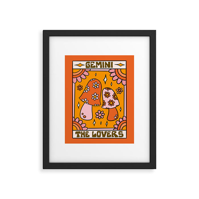 Gemini Tarot Card Framed Art Print Gallery Image 1