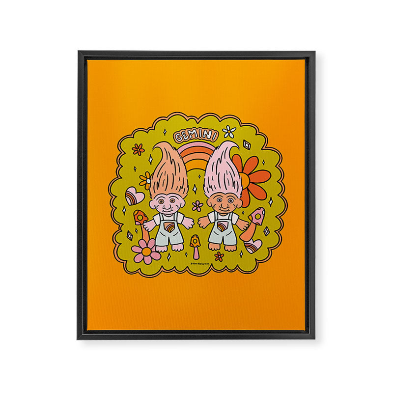 Gemini Troll Framed Canvas Print Gallery Image 8