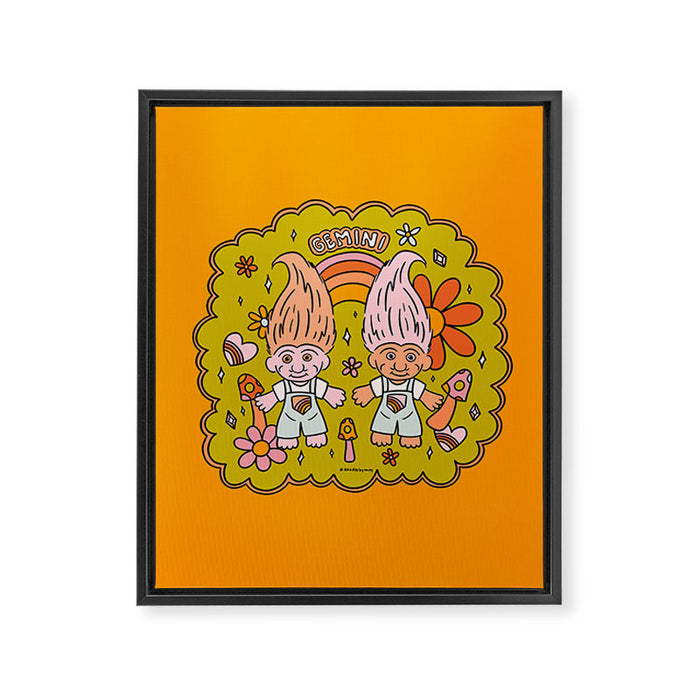Gemini Troll Framed Canvas Print Gallery Image 1