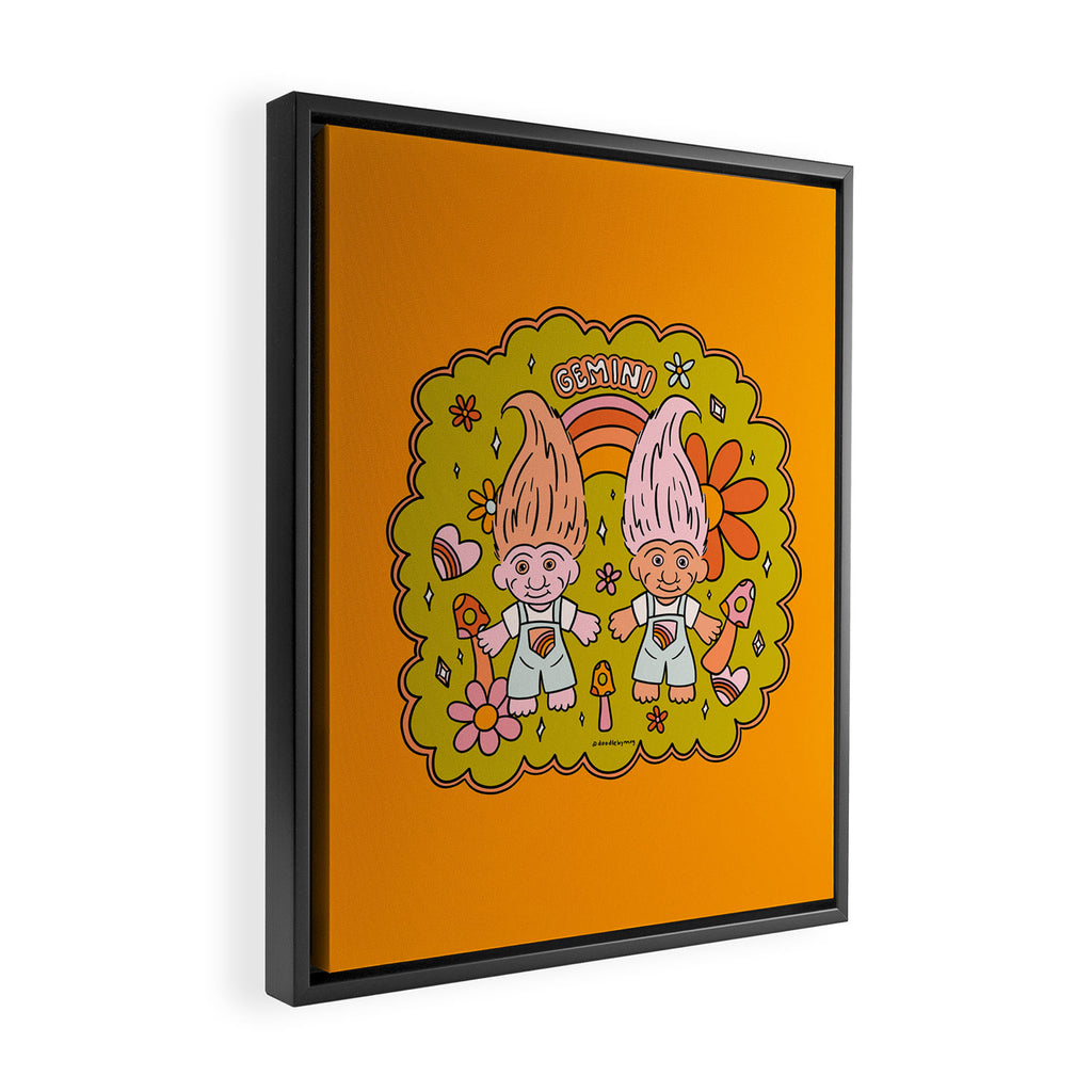 Gemini Troll Framed Canvas Print Gallery Image 2