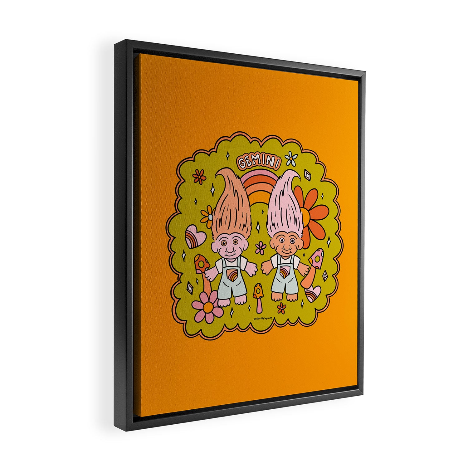 Gemini Troll Framed Canvas Print Gallery Image 2