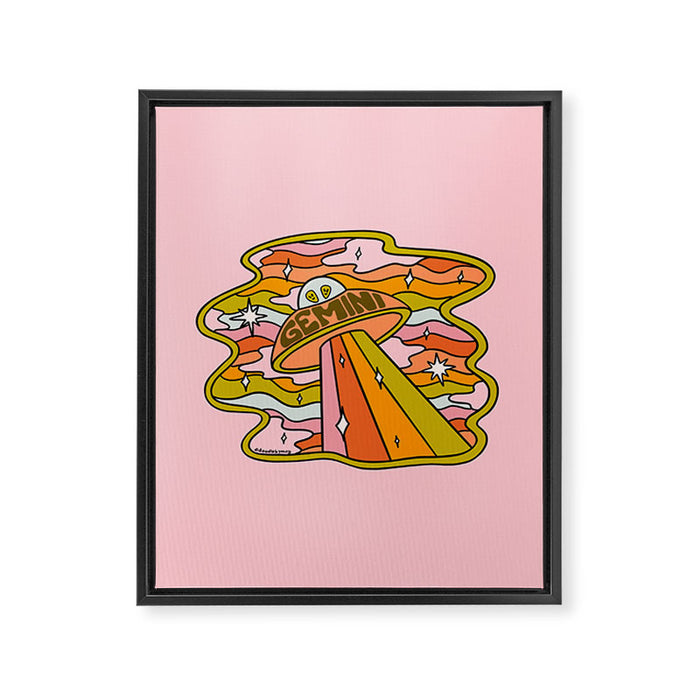 Gemini UFO Framed Canvas Print Gallery Image 1