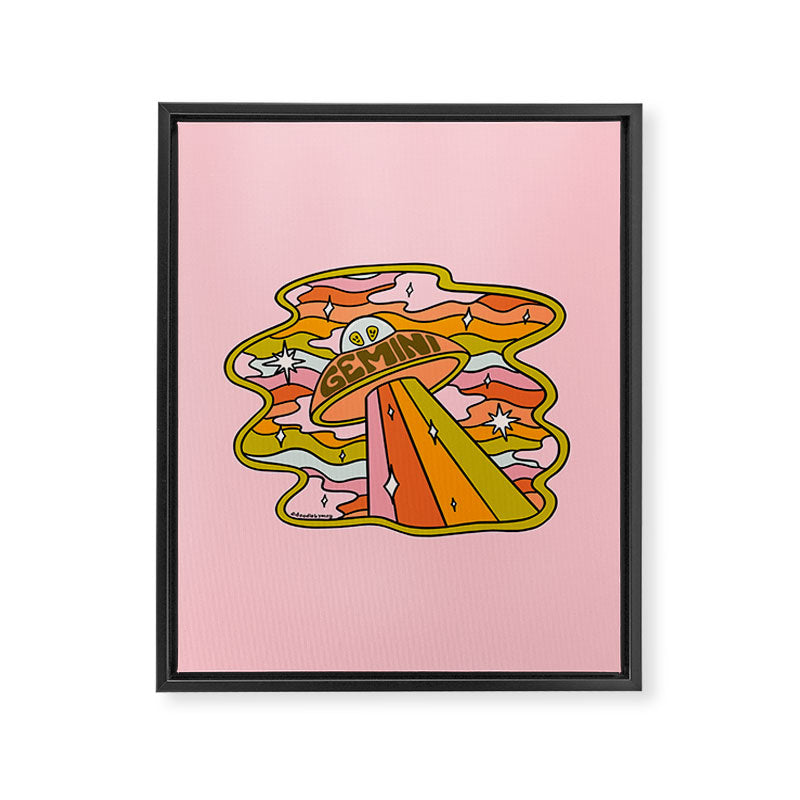 Gemini UFO Framed Canvas Print Gallery Image 8