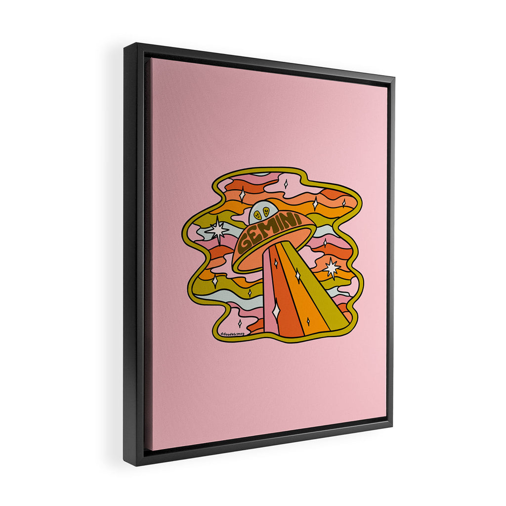 Gemini UFO Framed Canvas Print Gallery Image 2