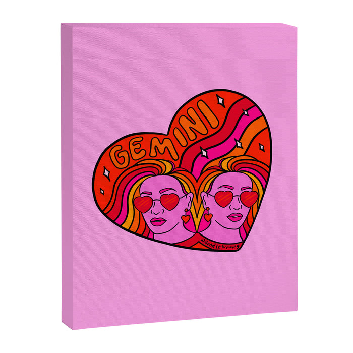 Gemini Valentine Canvas Print Gallery Image 1