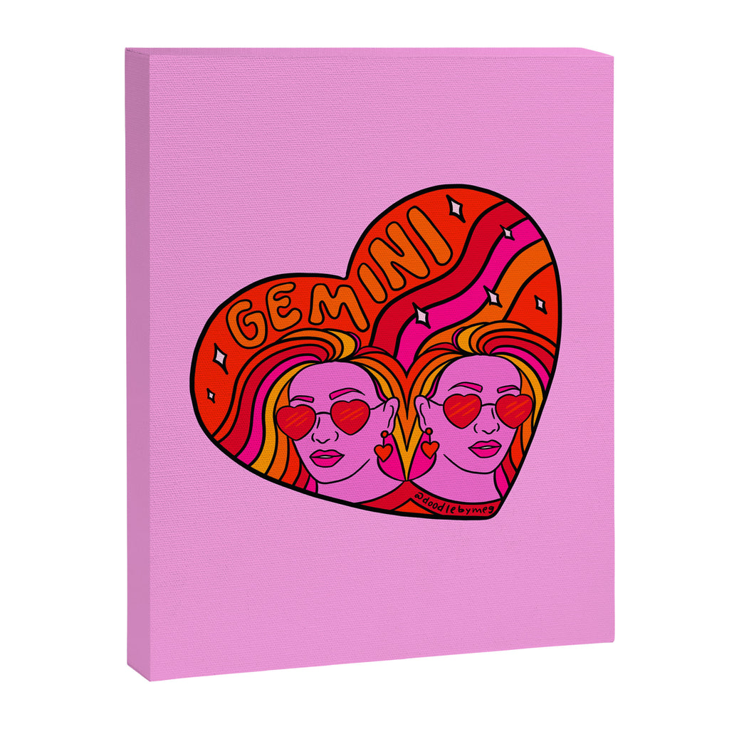 Gemini Valentine Canvas Print Gallery Image 8