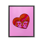 Gemini Valentine Framed Canvas Print Gallery Image 8