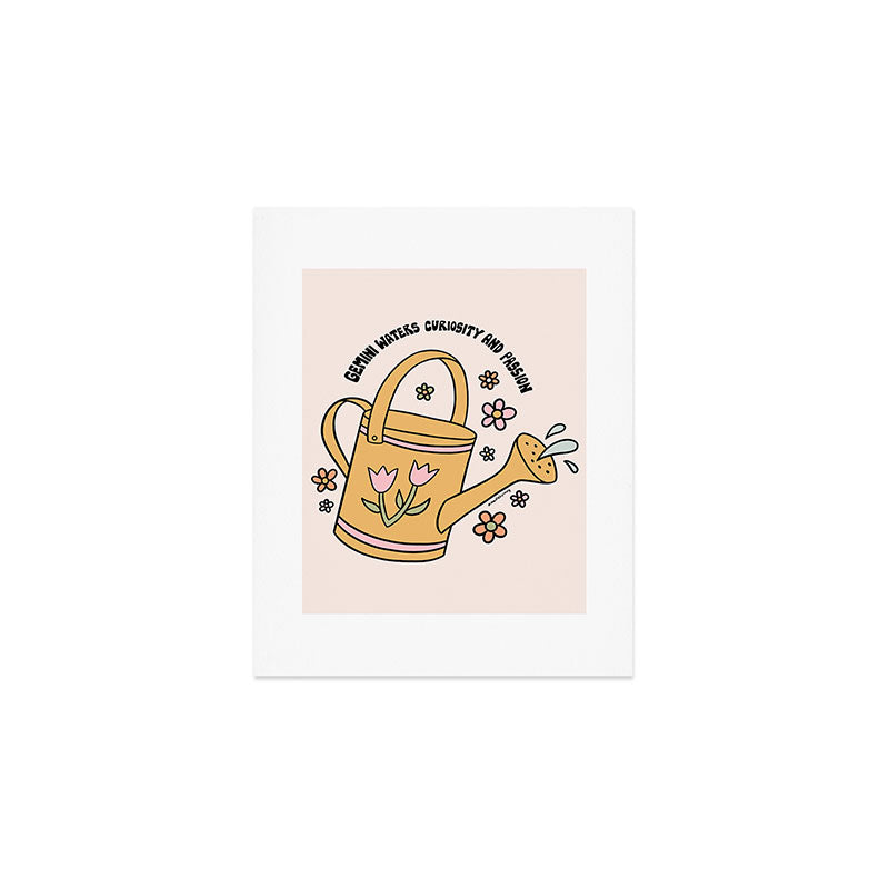 Gemini Watering Can Art Print Gallery Image 1