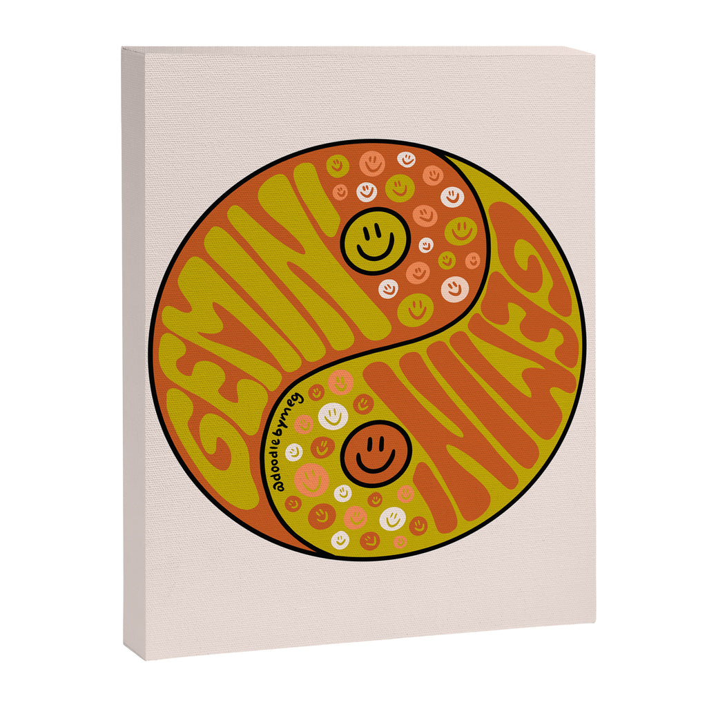 Gemini Yin Yang Canvas Print Gallery Image 8