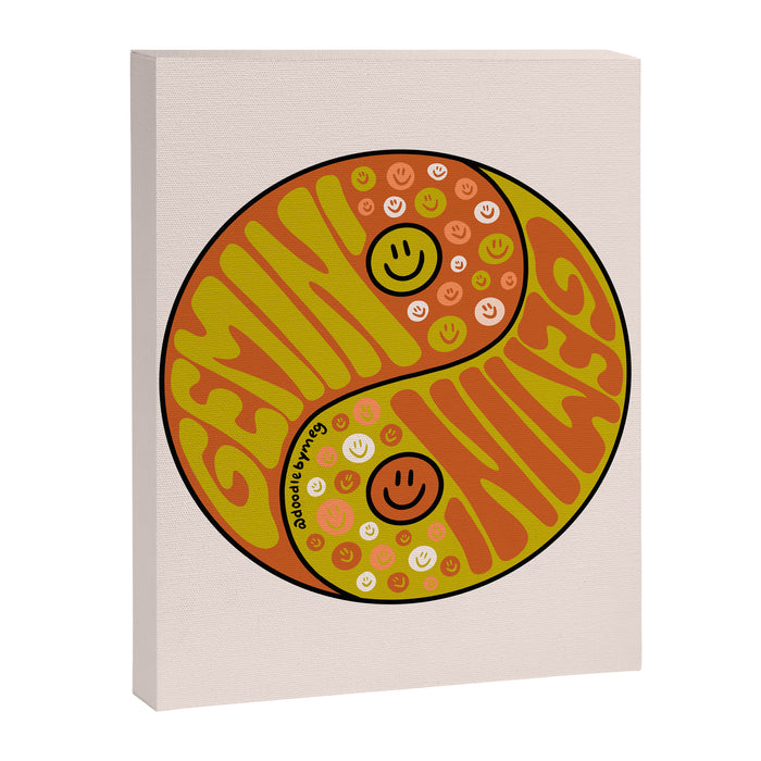 Gemini Yin Yang Canvas Print Gallery Image 1