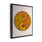 Gemini Yin Yang Framed Canvas Print Gallery Image 2