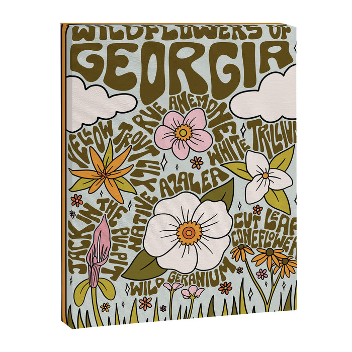Georgia Wildflowers Canvas Print Gallery Image 1