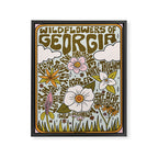 Georgia Wildflowers Framed Canvas Print Gallery Image 8