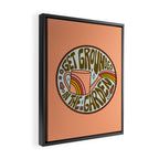 Get Grounded in the Garden Framed Canvas Print Gallery Image 2