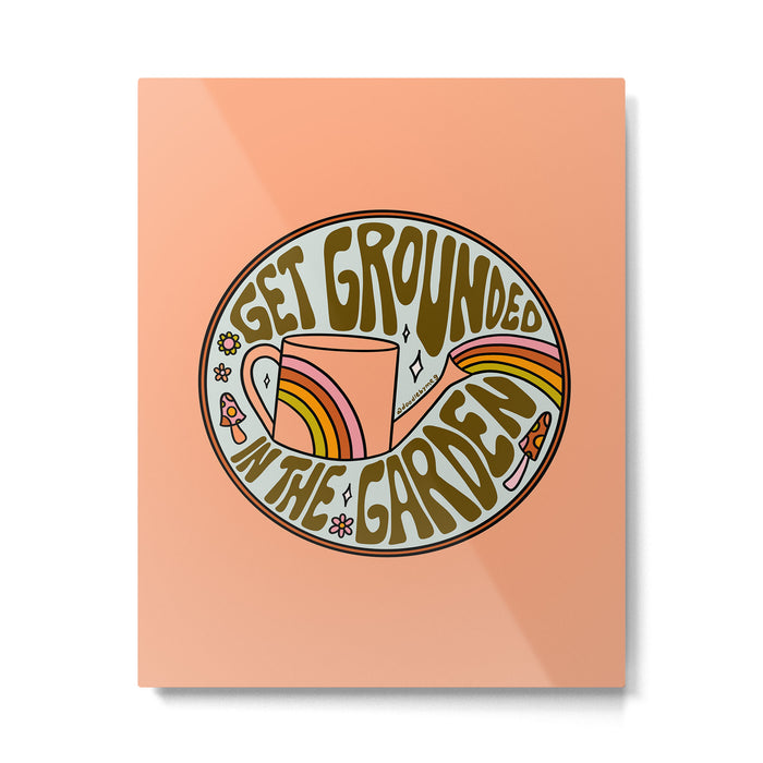 Get Grounded in the Garden Metal Print Gallery Image 1