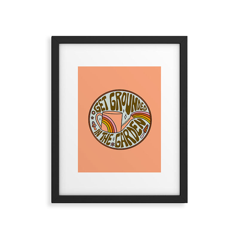 Get Grounded in the Garden Framed Art Print Gallery Image 6