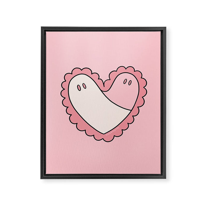 Ghost Heart Framed Canvas Print Gallery Image 1