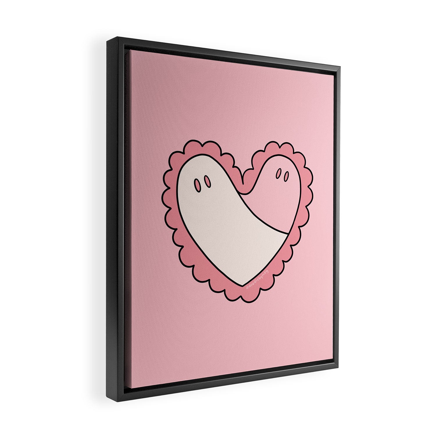 Ghost Heart Framed Canvas Print Gallery Image 2