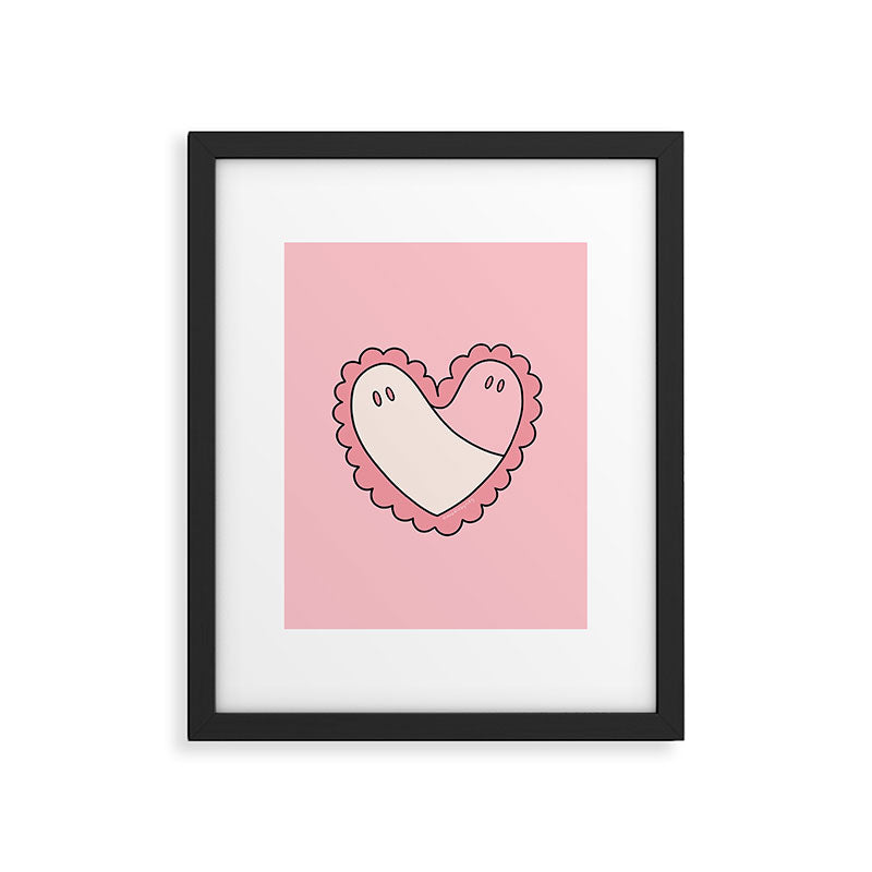Ghost Heart Framed Art Print Gallery Image 6