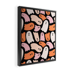 Ghost Print in Black Framed Canvas Print Gallery Image 2