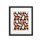 Ghost Print in Black Framed Art Print Gallery Image 6