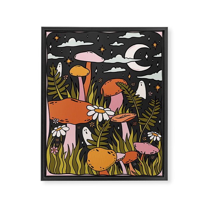 Ghosts in the Forest Framed Canvas Print Gallery Image 1