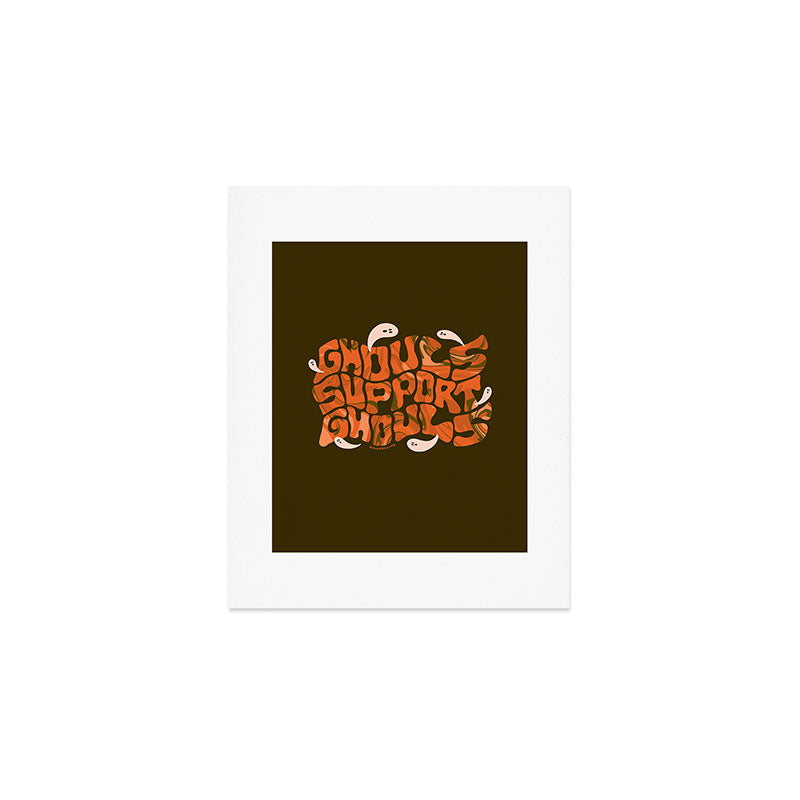 Ghouls Support Ghouls Art Print Gallery Image 1