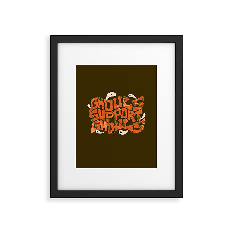 Ghouls Support Ghouls Framed Art Print Gallery Image 6