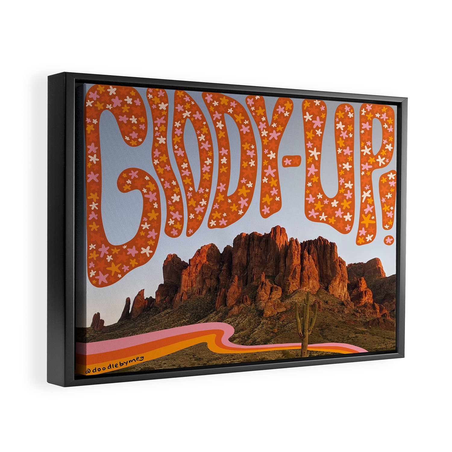 Giddy-Up Framed Canvas Print Gallery Image 2