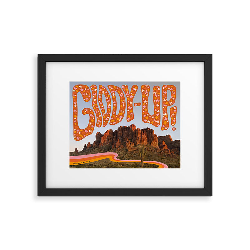 Giddy-Up Framed Art Print Gallery Image 6