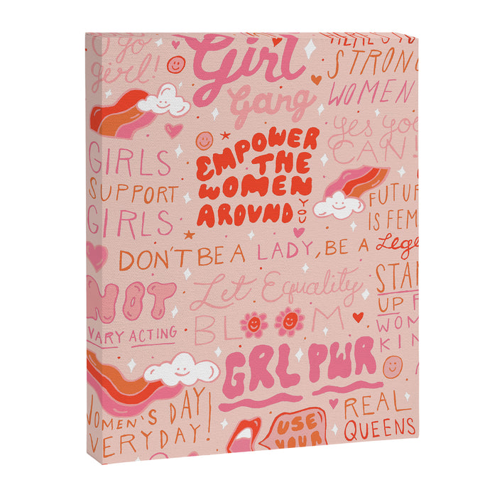 Girls Support Girls Canvas Print Gallery Image 1