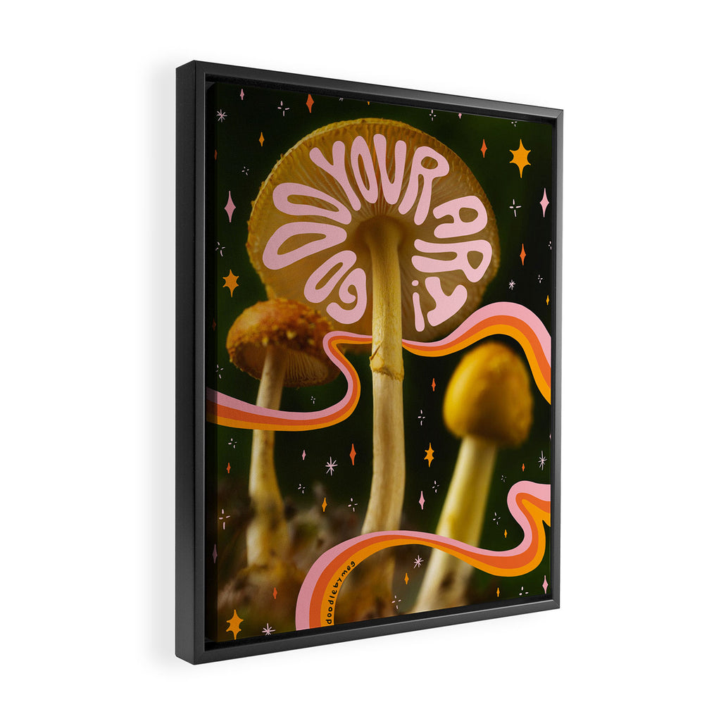 Go Do Your Art Framed Canvas Print Gallery Image 2