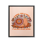Go Outside Framed Canvas Print Gallery Image 8