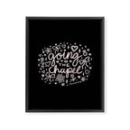 Going to the Chapel in Light Pink Framed Canvas Print Gallery Image 8