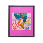 Good Day Framed Canvas Print Gallery Image 8