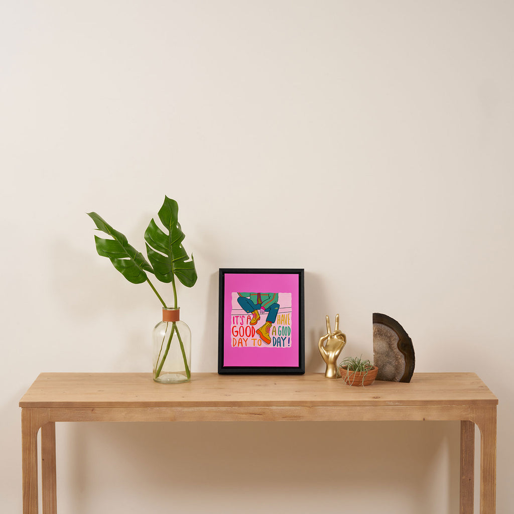Good Day Framed Canvas Print Gallery Image 4